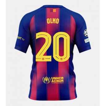 Billige Fotballdrakt Barcelona Dani Olmo #20 Replika Hjemmedrakt 2025-26 Kortermet